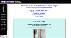 Desktop Screenshot of hiqantennas.com